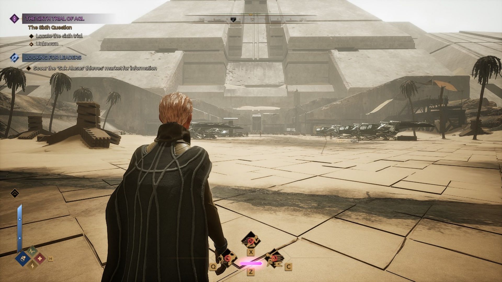 You either need money, or the proper vehicle to visit the glorious city of Arrakeen (Image via Funcom)